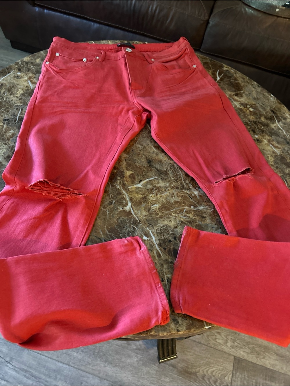 Purple Brand Red Ripped pants - Picture 2 of 10